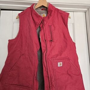 Carhartt Crimson Sleeveless Vest